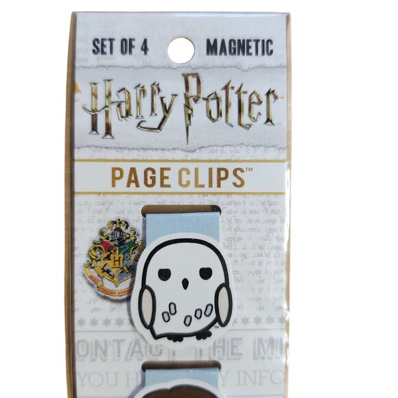 Harry Potter Magnetic Clips Set/8 Harry Hermione Ron Draco Hagrid Dobby Hedwig - Picture 5 of 5